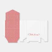 Dat is Amore! Italiaanse rode bruidsmeisje voorste Bedankdoosjes (Uitgevouwen)