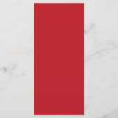 "Dat is Amore" Italiaanse Rood Geruite Print Lande Menu (Achterkant)