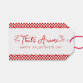 Dat is Amore! italiaanse Valentijnsdag Cadeaulabel (Voorkant (Horizontaal))