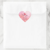 Dat is Amore Italiaanse Wijn Voor de Bruidsbelofte Hart Sticker (Tas)