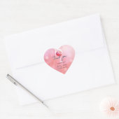 Dat is Amore Italiaanse Wijn Voor de Bruidsbelofte Hart Sticker (Envelop)