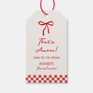 Dat is Amore Italy Bachelorette Bedankt Cadeaulabel