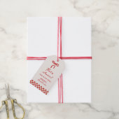 Dat is Amore Italy Bachelorette Bedankt Cadeaulabel (Met Touw)