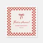 Dat is Amore Italy Bachelorette-feest Servet (Voorkant)