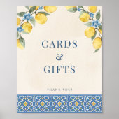 Dat is Amore Lemon Kaarten & Gifts Sign Poster (Voorkant)