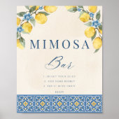 Dat is Amore Lemon Shower Mimosa Bar Poster (Voorkant)