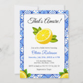 Dat is Amore | Mediterraan citroen Vrijgezellenfee Kaart (Voorkant)