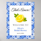 Dat is Amore | Mediterraan Vrijgezellenfeest Welko Poster (Voorkant)