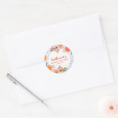 Dat is amore mediterrane citrus Bruids douche Ronde Sticker (Envelop)