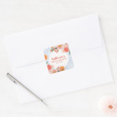 Dat is amore mediterrane citrus Bruids douche Vierkante Sticker (Envelop)
