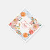 Dat is amore mediterrane citrus Bruiloftsborrel  Servet (Hoek)