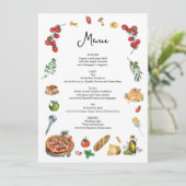 Dat is Amore Menukaart Pasta Pizza (Staand voorkant)