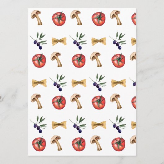 Dat is Amore Menukaart Pasta Pizza (Achterkant)