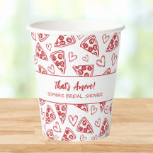 Dat is Amore met de hand getekende pizzafeest brui