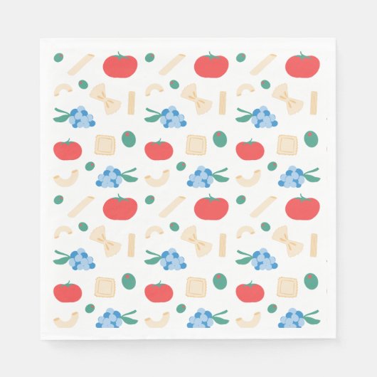 Dat is Amore Pasta Feest Bruidsmeisjes Borrel  Servet (Voorkant)