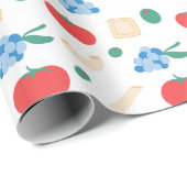 Dat is Amore Pasta Party Vrijgezellenfeest Cadeaupapier (Rol Hoek)