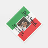 Dat is Amore! Persoonlijk Italiaans Koppel Eveneme Servet (Hoek)