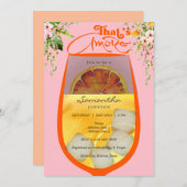 Dat is Amore Pink Tropical Aperol Vrijgezellenfees Kaart (Voorkant / Achterkant)