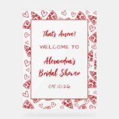 Dat is Amore Pizza Bruidsmeisjesfeest Welkom Bord (Voorkant)