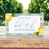 Dat is Amore Recept voor de aanstaande bruid Informatiekaartje