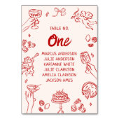 Dat is Amore! Rode Italiaanse bruiloft Kaart (Voorkant)