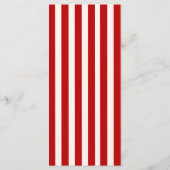 Dat is Amore! Rode Italiaanse bruiloft Menu (Achterkant)