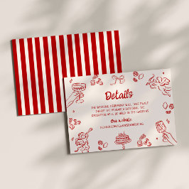 Dat is Amore! Rode Italiaanse details Informatiekaartje