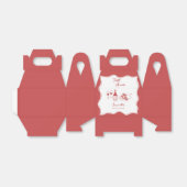 Dat is Amore Rode Italiaanse Pizza Wijn Bruidsdouc Bedankdoosjes (Uitgevouwen)