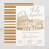 Dat is Amore, Rome, Italië, Colosseum Vrijgezellen Kaart (Voorkant / Achterkant)