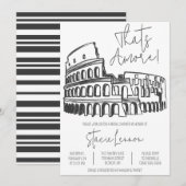 Dat is Amore, Rome, Italië, Colosseum Vrijgezellen Kaart (Voorkant / Achterkant)