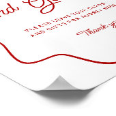 Dat is Amoré Rood Doodle Kaarten en Cadeaus Displa Poster (Hoek)