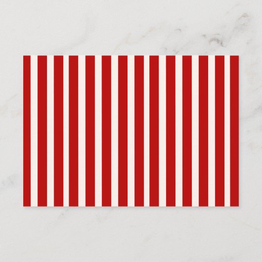 Dat is Amore! Rood Italiaans RSVP Informatiekaartje (Achterkant)