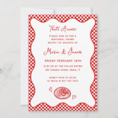 Dat is Amore! Schattige rood Italiaans repetitiedi Kaart (Voorkant)