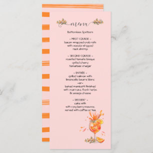 Dat is Amore Spritz Bridal Brunch Menu