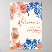Dat is amore spritz bruiloft feest welkom bord poster (Voorkant)