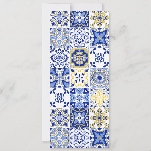 Dat is Amore Spritz Italiaans bruiloft douche menu Kaart (Achterkant)