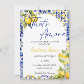 Dat is Amore Spritz Italiaanse Tegels Bruidsdouche Kaart (Voorkant)