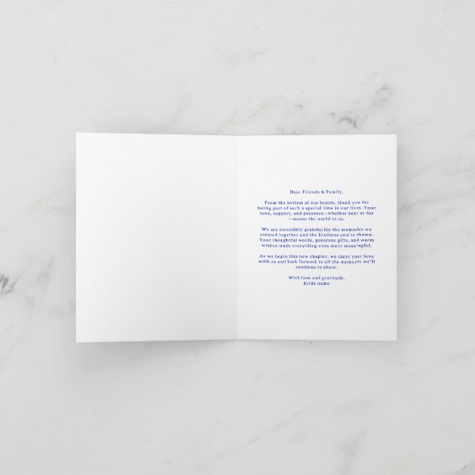 Dat is Amore Spritz Mediterrane Bruidsdouche Bedankkaart (Binnen)