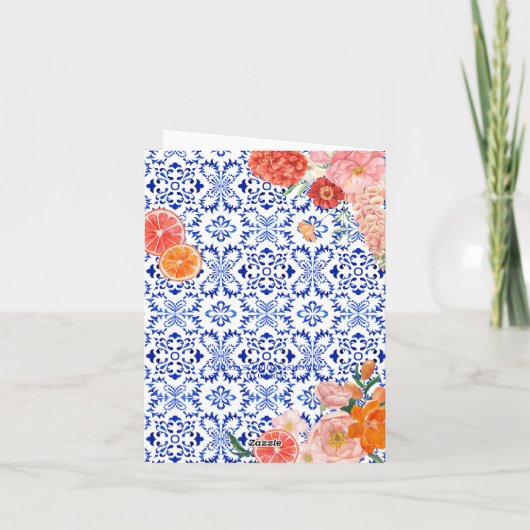 Dat is Amore Spritz Mediterranean Vrijgezellenfees Bedankkaart (Achterkant)