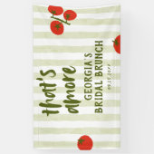 Dat is Amore Tomaat Bruidschieterfeest Spandoek (Verticaal)