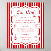 Dat is Amore Vrijgezellenfeest Bar Poster (Voorkant)