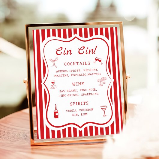 Dat is Amore Vrijgezellenfeest Bar Poster