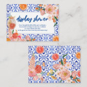 Dat is Amore Vrijgezellenfeest Gifts display douch Informatiekaartje (Voorkant / Achterkant)