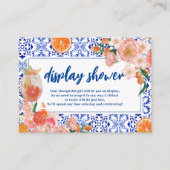 Dat is Amore Vrijgezellenfeest Gifts display douch Informatiekaartje (Voorkant)