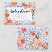 Dat is Amore Vrijgezellenfeest Gifts display douch Informatiekaartje (Voorkant / Achterkant)