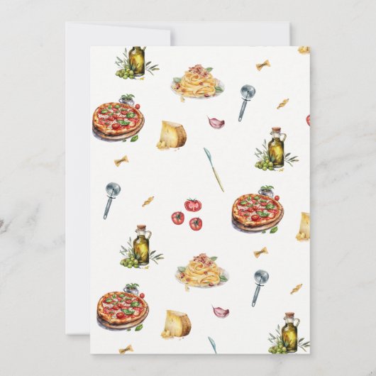 Dat is Amore Vrijgezellenfeest in Italiaanse stijl Kaart (Achterkant)