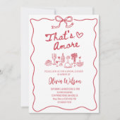 Dat is Amore Vrijgezellenfeest - Italiaans banket  Kaart (Voorkant)