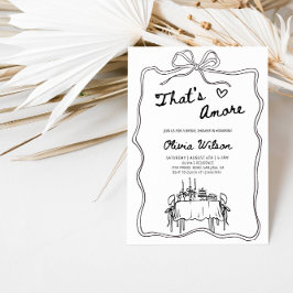 Dat is Amore Vrijgezellenfeest - Italiaans banket  Kaart