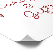 Dat is Amore Vrijgezellenfeest Kaarten & Geschenke Poster (Hoek)