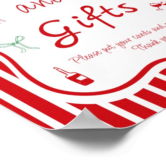 Dat is Amore Vrijgezellenfeest Kaarten & Geschenke Poster (Hoek)